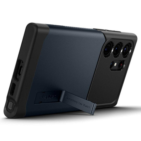 Spigen Slim Armor - Gehäuse für Samsung Galaxy S23 Ultra (Metall Schiefer)