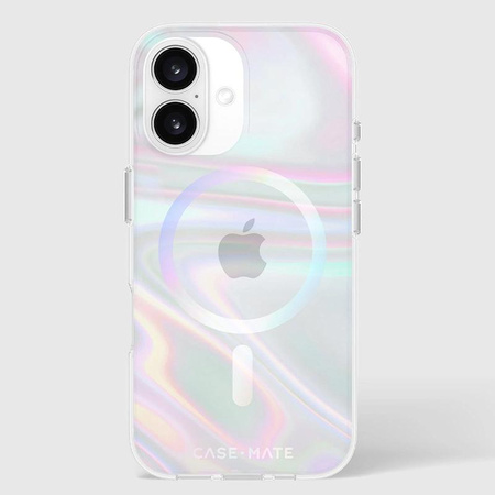 Case-Mate Soap Bubble MagSafe - Pouzdro pro iPhone 16 (Iridescent)