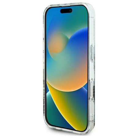 Karl Lagerfeld IML Karl Head Galvanisiert - iPhone 16 Hülle (Transparent)