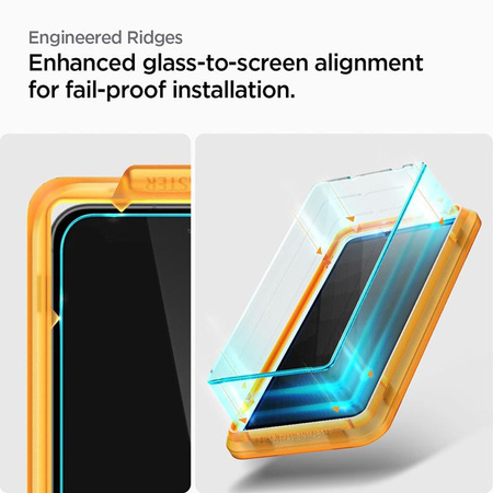 Spigen Alm üveg.TR 2-Pack - Edzett üveg Samsung Galaxy S23 FE készülékhez (2 db.) (Tiszta)