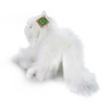 Rappa - Peluche realistico mascotte gatto persiano bianco sdraiato 30 cm Eco-Friendly