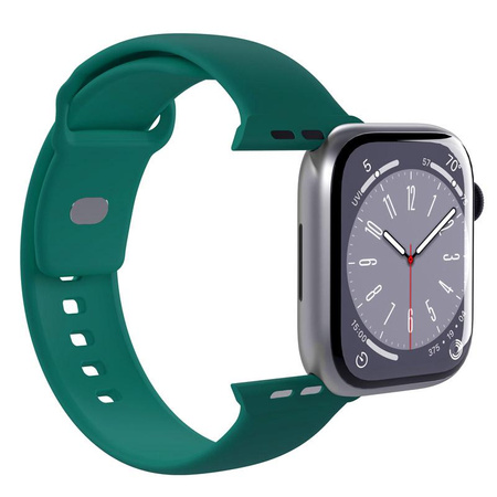 PURO ICON - Elastický řemínek pro Apple Watch 38/40/41 mm (S/M a M/L) (Jade)