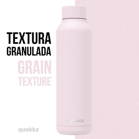 Quokka Solid - Bouteille thermique en acier inoxydable 630 ml (Quartz Pink)(revêtement en poudre)