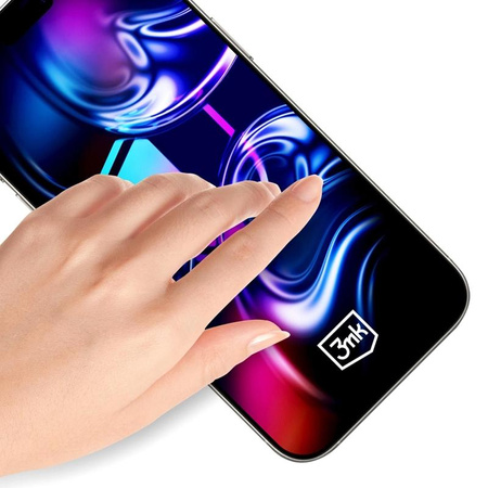 SZKŁO HARTOWANE 3MK DO IPHONE 16 PRO | 17 Z RAMKĄ SZYBKA OCHRONNA EKRAN 9H