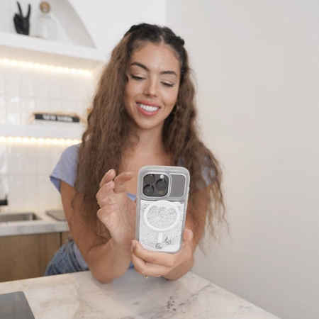 STM Relax Sand MagSafe - iPhone 15 Pro Max Tasche (Klar / Weiß)