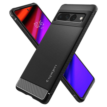 Spigen Rugged Armor - Etui do Google Pixel 7 Pro (Czarny)