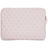 Guess 4G Zipper Pocket Triangle Logo Sleeve - 14" Notebook Case (pink)