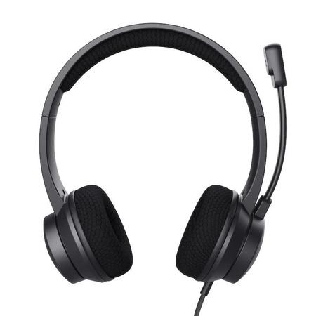 Trust Ayda - Headset mit Mikrofon USB-A/USB-C & ENC (Schwarz)