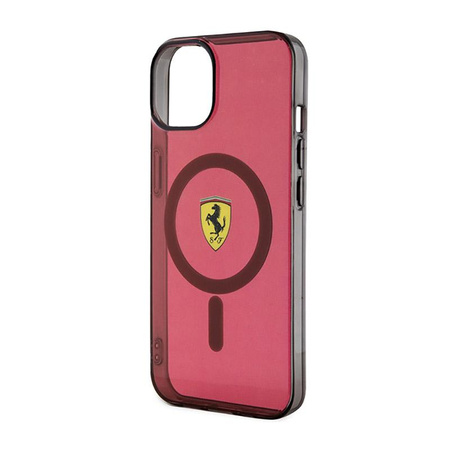 Ferrari Translucent MagSafe - iPhone 14 Case (Red)