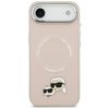 Karl Lagerfeld Karl & Choupette Pins MagSafe - Hülle iPhone Air (rosa)