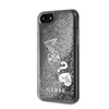 Guess Liquid Glitter Hearts - iPhone SE 2020 / 8 / 7 Tasche (silber)