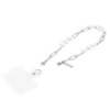 Case-Mate Link Chain Phone Wristlet - Universelles Handy-Lanyard (Silver Pearl)