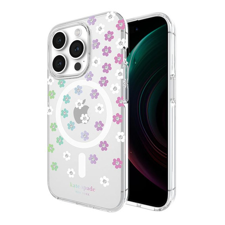 Kate Spade New York Schutzhülle MagSafe - iPhone 15 Pro (verstreute Blumen)