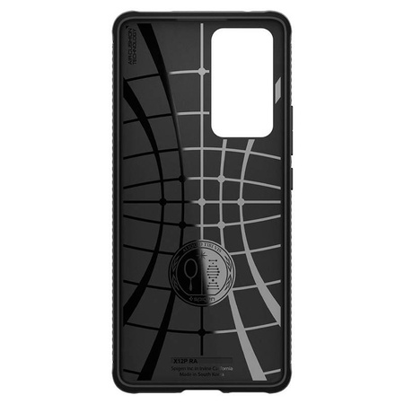 Spigen Rugged Armor - tok a Xiaomi 12 Pro-hoz (fekete)