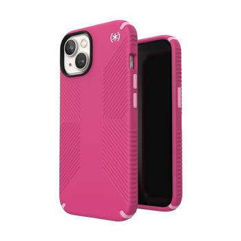 Speck Presidio2 Grip - protiskluzové pouzdro pro iPhone 14 / iPhone 13 (Digitalpink / Blossompink / White)