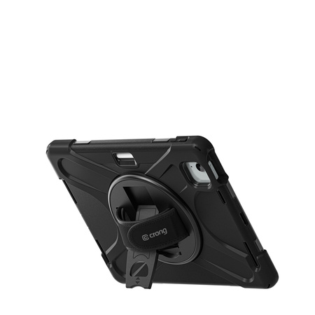 Crong Defender Plus - Custodia corazzata per iPad Air 11" M3 (2025) / M2 (2024) (nero)