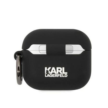 Karl Lagerfeld Silicone NFT Karl Head 3D - AirPods 3 Case (black)