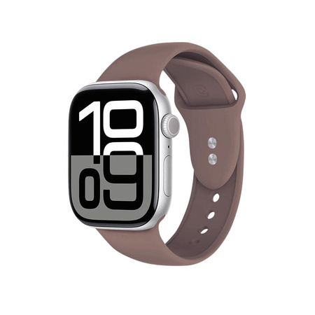 Crong Liquid - Bracelet pour Apple Watch 44/45/46/49 mm (brun)
