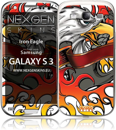 Nexgen Skins - Sada skinů pro pouzdro Samsung GALAXY S III s 3D efektem (Iron Eagle 3D)