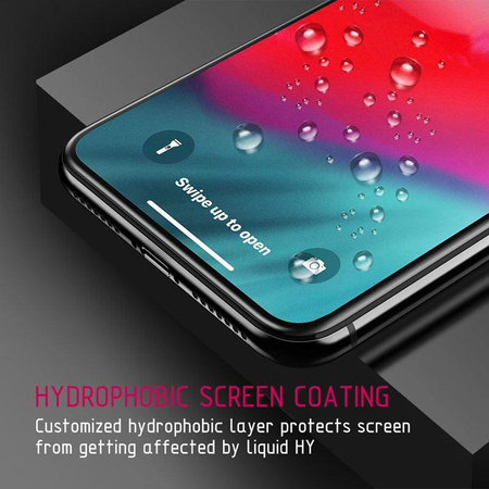 Crong Edge Glass 4D Full Glue - Teljes képernyő edzett üveg Huawei Mate 20-hoz