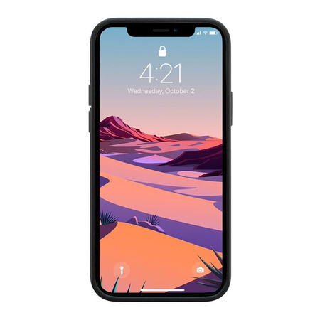 Crong Color Cover - Etui iPhone 12 / iPhone 12 Pro (czarny)
