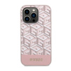 Guess GCube Stripes MagSafe - iPhone 14 Pro Max Case (Pink)