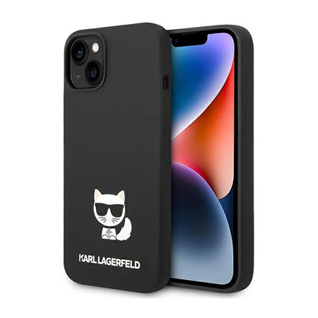 Karl Lagerfeld Choupette Body - iPhone 14 Plus Tasche (schwarz)