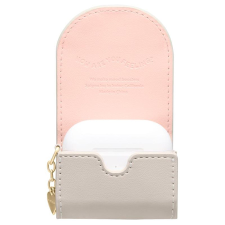 Spigen Cyrill Mini Bag - Hülle mit Band für Apple AirPods 4 (Beige)