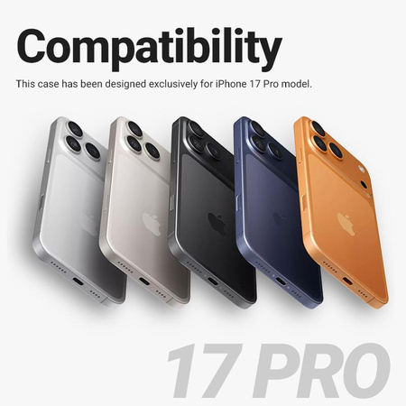 BLACK MAGSAFE ETUI FOR IPHONE 17 PRO Crong MAGNETIC CASE ELEGANT