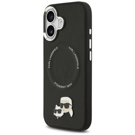 Karl Lagerfeld Karl & Choupette Pins MagSafe - Hülle für iPhone 17 (schwarz)