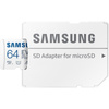 Samsung microSDXC EVO Plus - 64 GB UHS-I U1 A1 V10 memóriakártya adapterrel