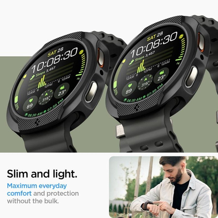Spigen Liquid Air – Pouzdro pro Samsung Galaxy Watch 8 40 mm (Matná černá)