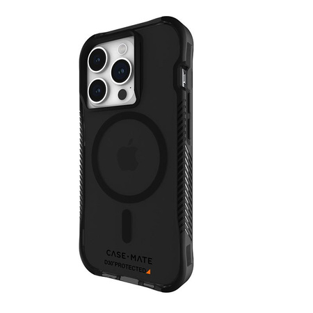 Case-Mate Tough Grip Plus D3O MagSafe - iPhone 15 Pro tok (füst/fekete)