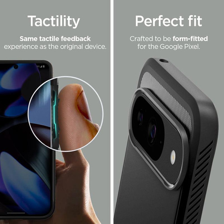 Spigen Rugged Armor - tok Google Pixel 9 / 9 Pro (matt fekete)