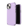 Speck Presidio2 Pro - Coque antibactérienne pour iPhone 14 / iPhone 13 (Spring Purple / Cloudygrey / White)
