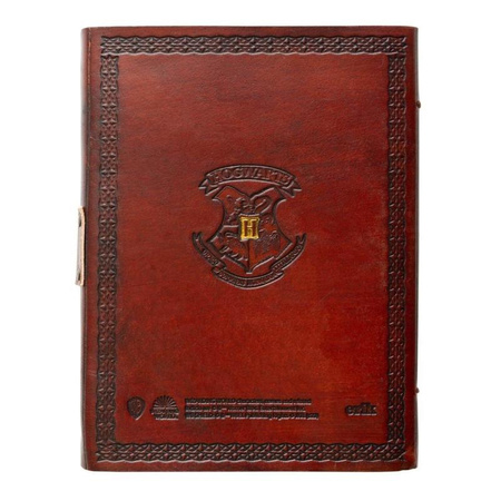 Harry Potter - Leder Notizbuch 13,5x18 cm (Braun)