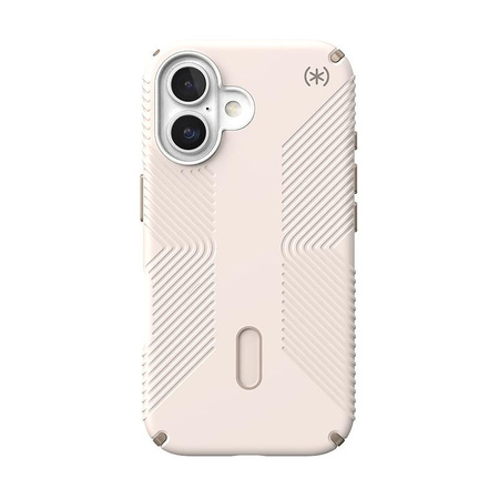 Speck Presidio2 Grip ClickLock & MagSafe - iPhone 16 Case (Bleached Bone / Heirloom Gold / Hazel Brown)