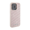 Karl Lagerfeld Quilted K Pattern - iPhone 15 Pro Case (pink)