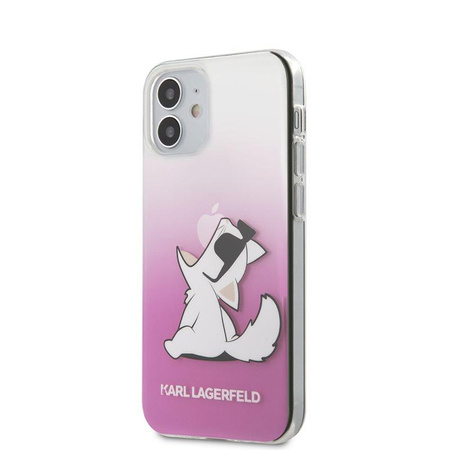 Karl Lagerfeld Choupette Fun Sunglasses - Coque pour iPhone 12 Mini (rose)