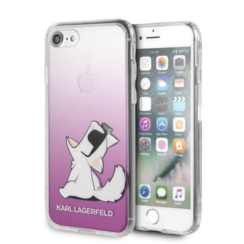 Karl Lagerfeld Choupette Fun Sunglasses - pouzdro pro iPhone SE 2020 / 8 / 7 (růžové)