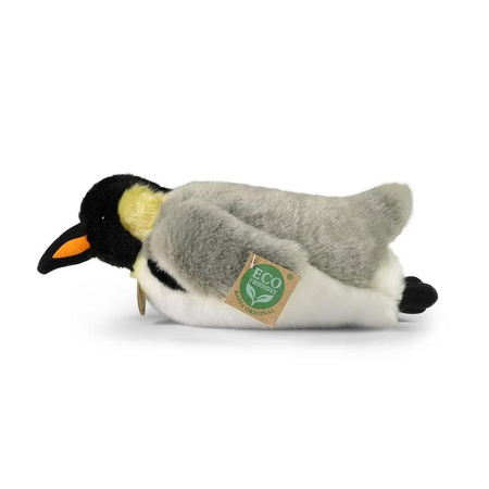 Rappa - Plush Realistic Toy Lying Penguin 28cm Eco-Friendly
