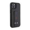 BMW Grip Stand Smooth & Carbon - Coque iPhone 15 (noir)