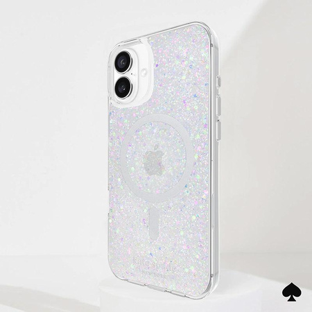 Kate Spade New York Ochranný kryt MagSafe - pouzdro pro iPhone 16 Plus (Chunky Glitter)