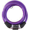 Dunlop - Bike lock with combination (Purple)