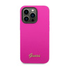 Guess Silikon Vintage - iPhone 14 Pro Max Tasche (fuchsia)