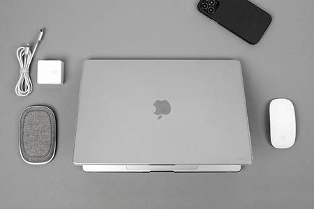 Moshi iGlaze Hartschalenkoffer - MacBook Pro 16" (M4/M3/M2/M1/2024-2021) (Stealth Clear)