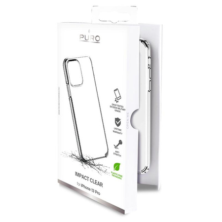PURO Impact Clear - tok iPhone 13 Pro (átlátszó)