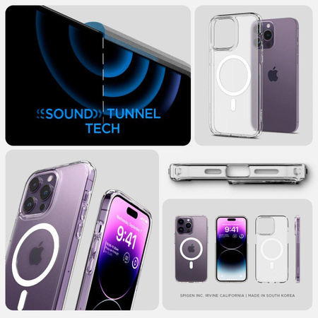 Spigen Ultra Hybrid MagSafe - Hülle für iPhone 14 Pro Max (Frost Clear)