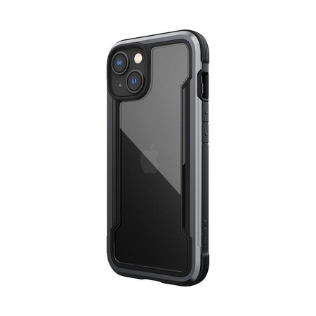 X-Doria Raptic Shield - hliníkové pouzdro pro iPhone 14 (testováno při pádu z výšky 3 m) (černé)