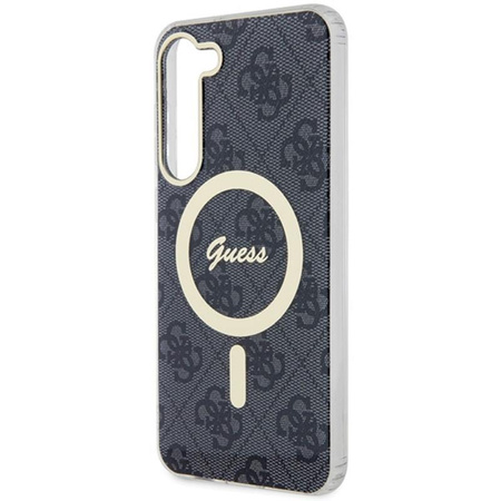 Pouzdro Guess 4G MagSafe - Samsung Galaxy S23 (černé)